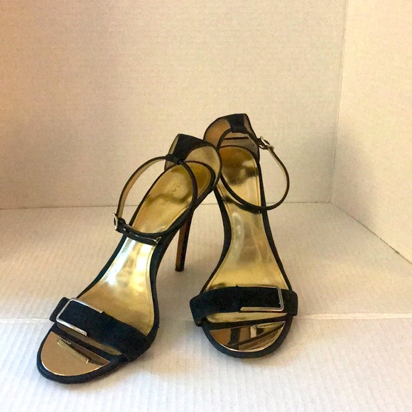 Coach Stilettos Black Suede. Size 9.5 - Picture 1 of 11